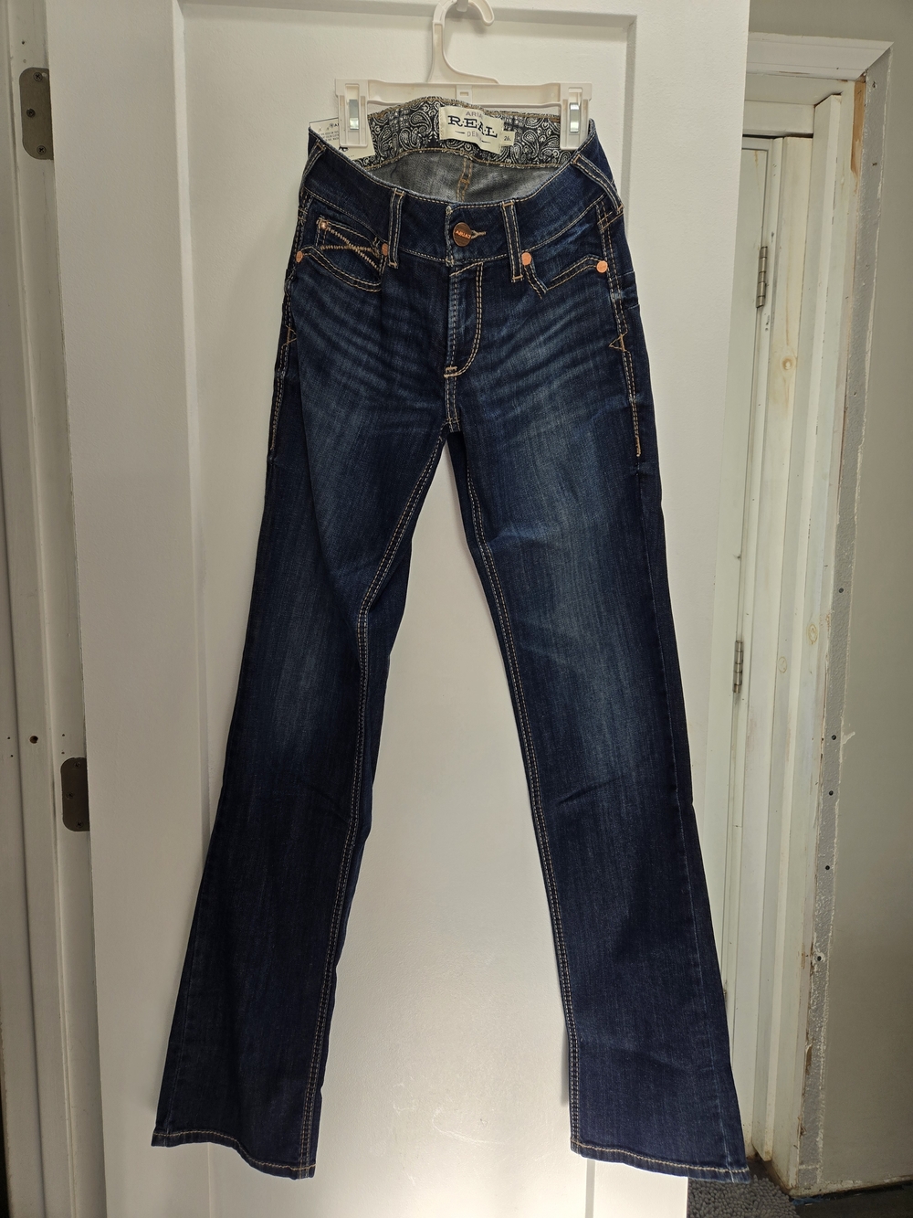 R.e.a.l. Mid Rise Octavia Straight Jean